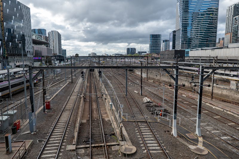 Kolej trasa kolejowa